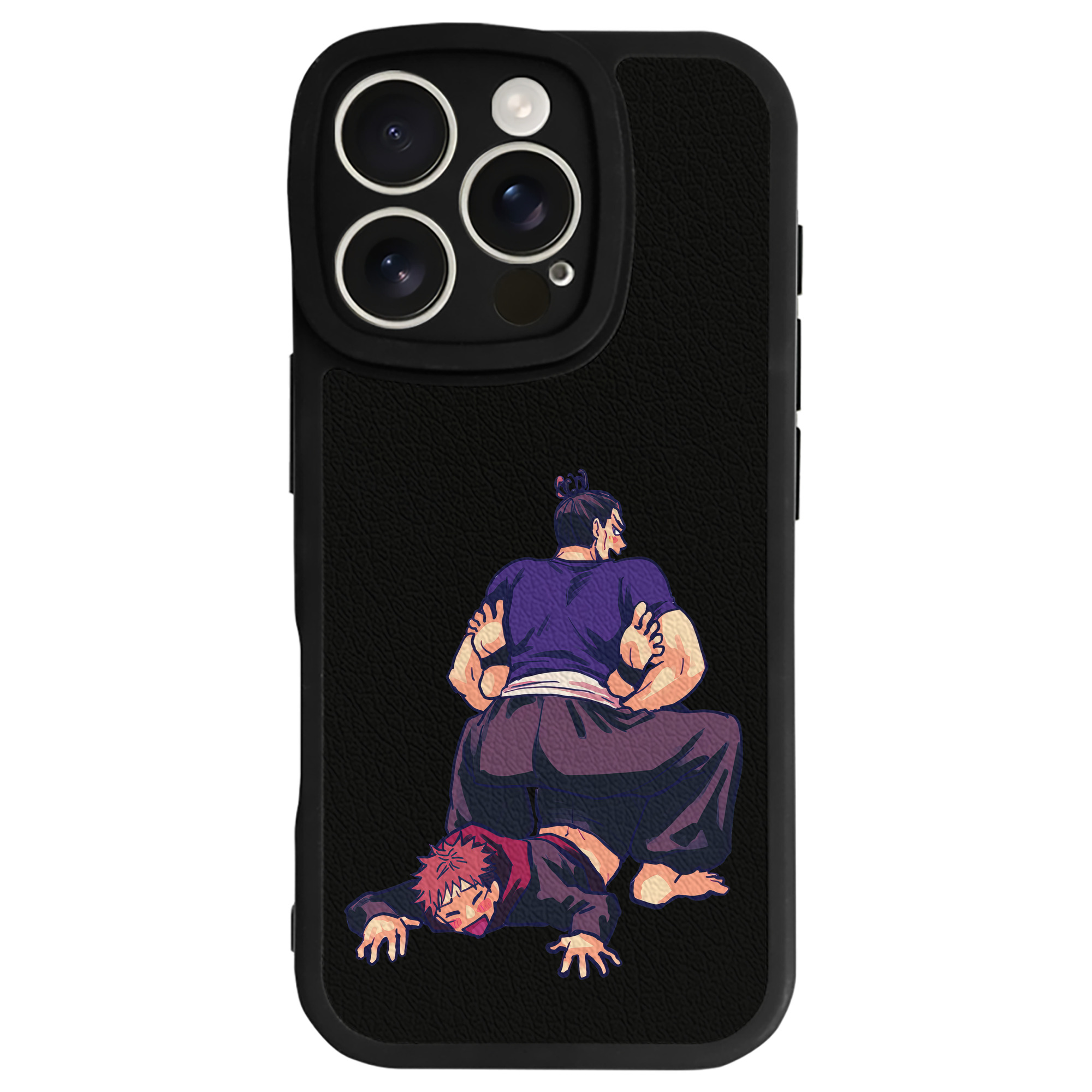 （画像用） 呪術廻戦 Jujutsu Kaisen 【iPhone 16シリーズ対応】シリコンスマホケース（レザー調） 材質：シリコン
